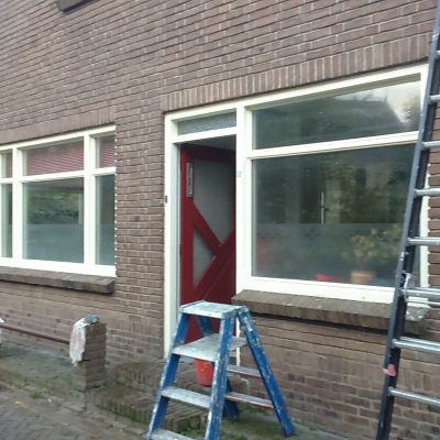 Weer een mooie strakke gevel de klant weer super tevreden 